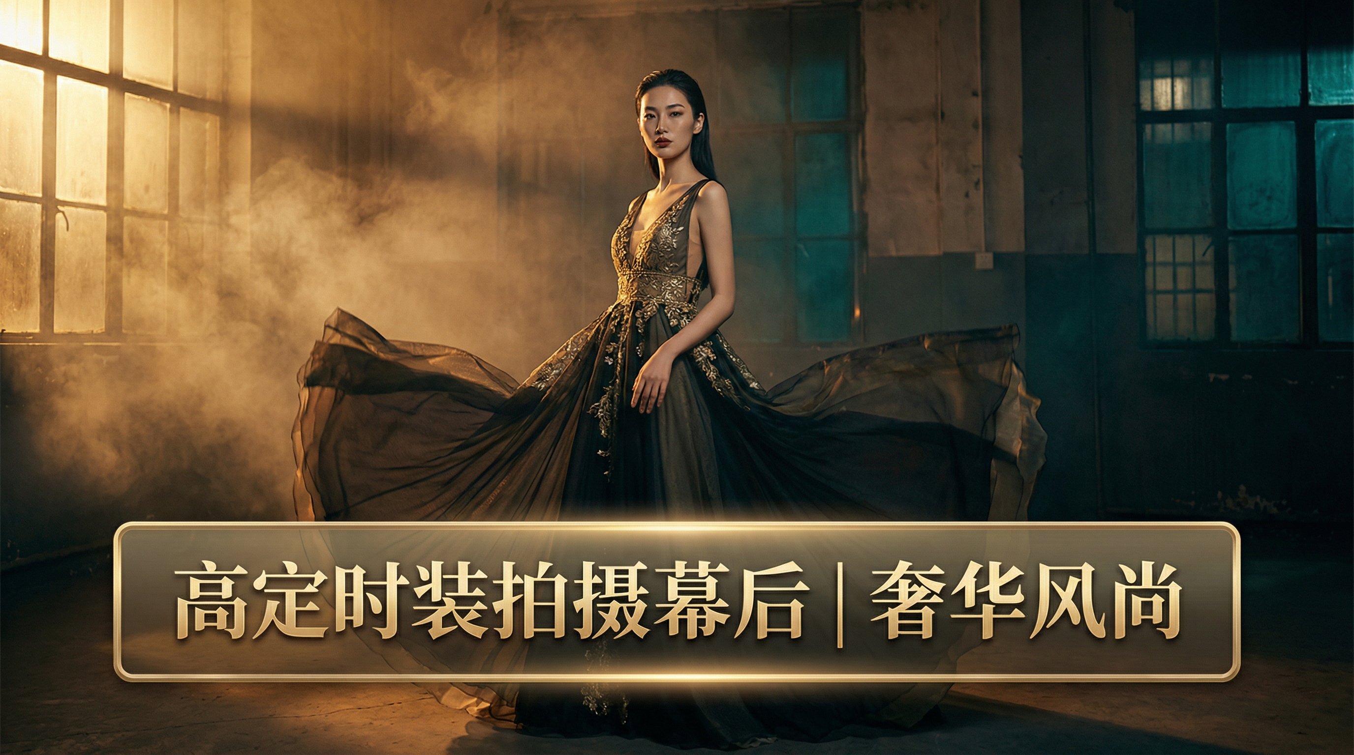 蘑菇视频高定时装拍摄视频